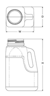 HANDLEWARE OBLONG from Plastic Bottle Corporation